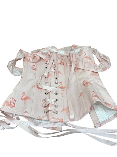 Corset story pink flamingo - corset,