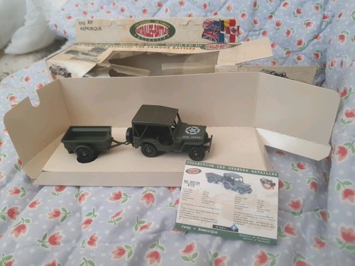 Solido 6113 jeep - with, trailer