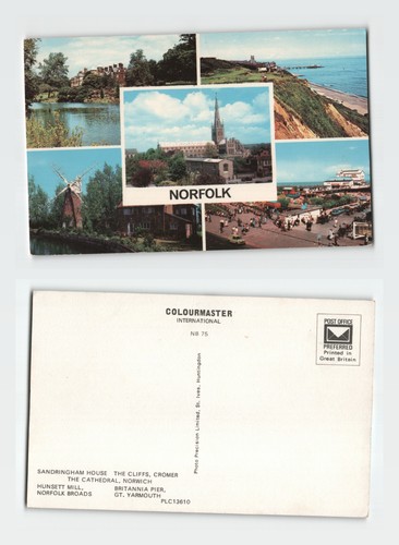 Postcard norfolk multi view - postcard,