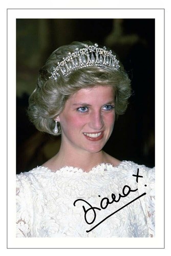 Princess diana royal signed - princess,