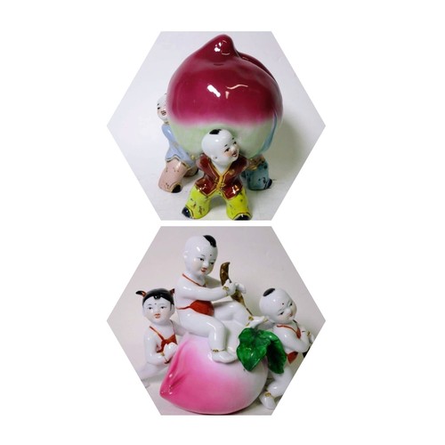 Pcs vintage chinese laughing - vintage,