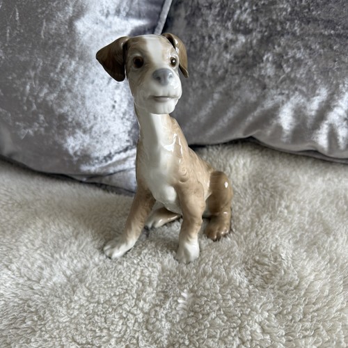 Lladro sitting setter dog - lladro,