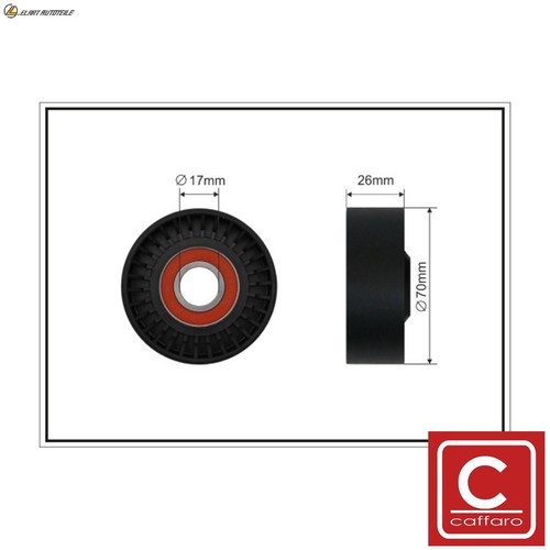 Tensioner pulley ribbed - v-ribbed, belt