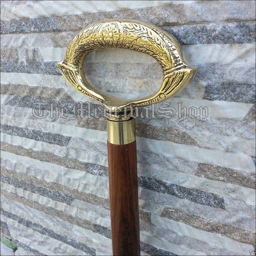 Victorian brass handle antique - victorian,