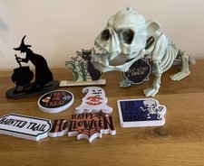 Halloween Bull Dog Prop Decoration And Haunted House Extras