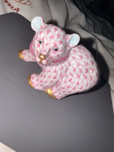 Herend porcelain bear - herend, cub