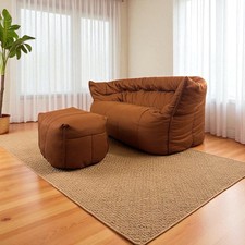 Brigantin Lounge Sofa by Michel Ducaroy for Ligne Roset with footstool