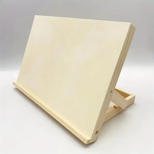 Foldable wooden desktop easel - foldable,