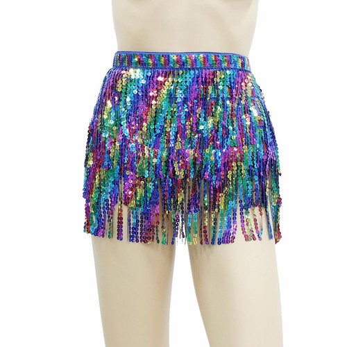 Scarf sequin wrap rave costume - scarf,