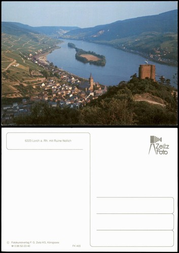 Postcard lorch panoramic - panoramic, views