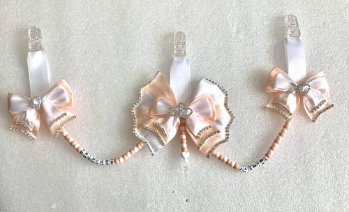 Personalised peach and white - personalised,
