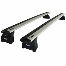 NEW GENUINE THULE ROOF BARS WINGBAR EVO MITSUBISHI L200 2 / 4 DOOR RACK 2015-