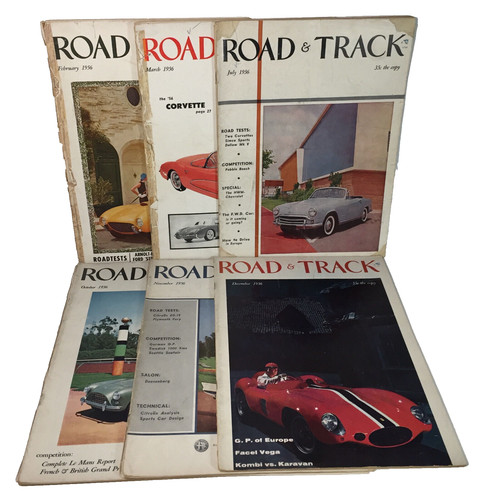 Road and track 1956 lot - of, 6