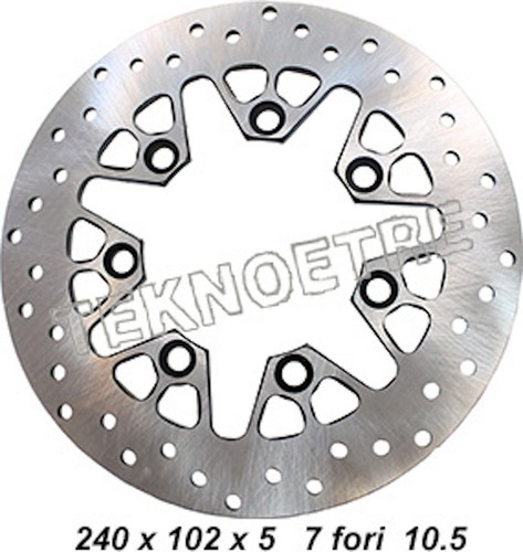 Rear brake disc for - brake, piaggio