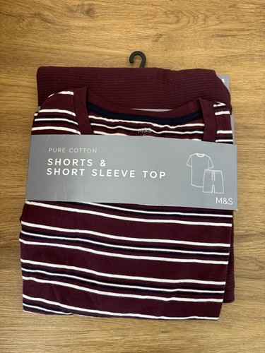 Mens burgundy 2 piece - m&s,