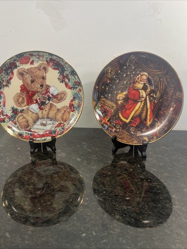 Franklin mint christmas plates - christmas,