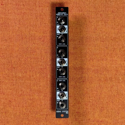 Addac system addac219out - addac,