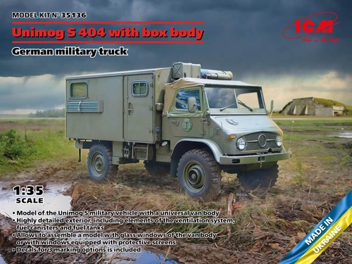 Icm 35136 - 1/35, unimog