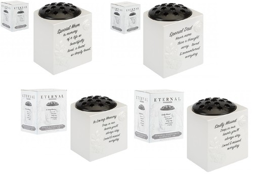 Memorial glazed flower pot - glazed,
