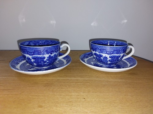 Allertons willow pattern blue - willow,