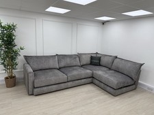 DFS Devine Corner Sofa In Light Grey - Delivery Available