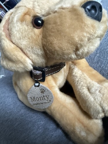 Monty golden labrador soft toy - labrador,