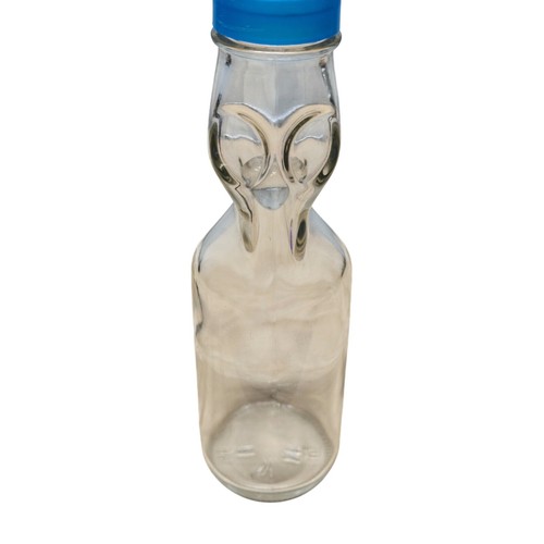 Codd marble neck bottle - codd, blue
