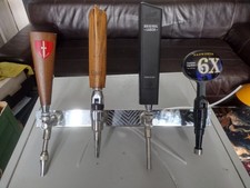 4 Way Beer Pump with Lights and Drip Trays for Home Bar