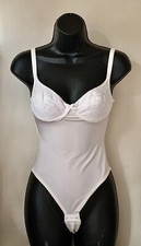 FRILLYS Vintage Off White Corselette Body Shaper Without Suspenders Size 32C