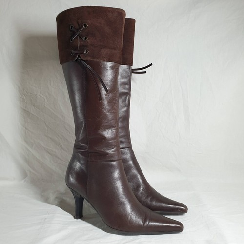 Clarks boots brown suede - boots,