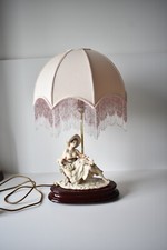 Giuseppe Armani Capodimonte Table Lamp Girl with Fruit with Shade 59cm (h)
