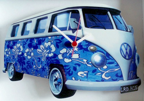 Camper van wall clock - camper,