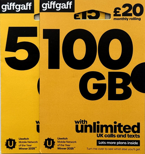 100gb giffgaff giff gaff nano - giffgaff,
