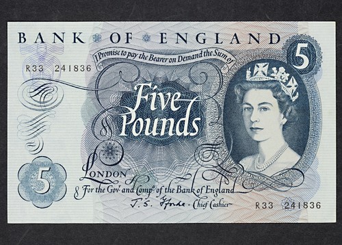 1st series five pounds fforde - 1st,