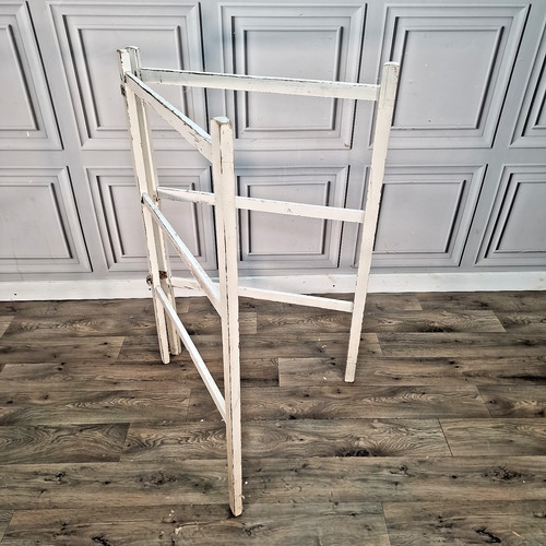 Vintage folding clothes airer - clothes,