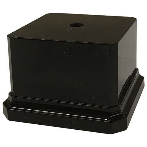 R4us black plastic - black, square