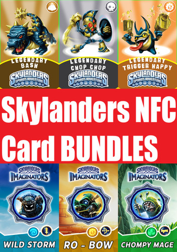 Skylanders nfc card bundles - card, bundles-
