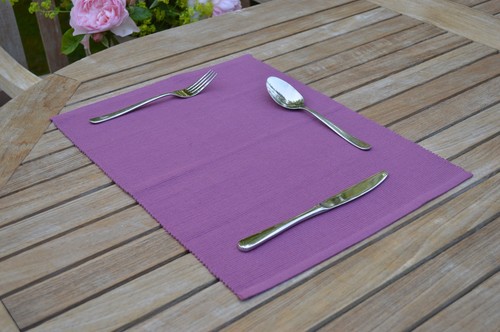 Placemats 100 cotton rib - 100%,