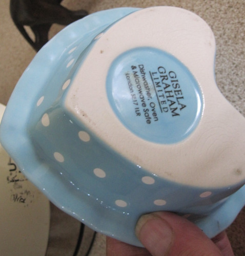 Gisela graham light blue - blue, polka