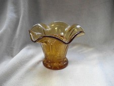Amber glass flared - flared, trumper