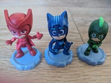 PJ Masks 3 x Mini figures - Catboy, Owlette & Gekko (5cm Approx)