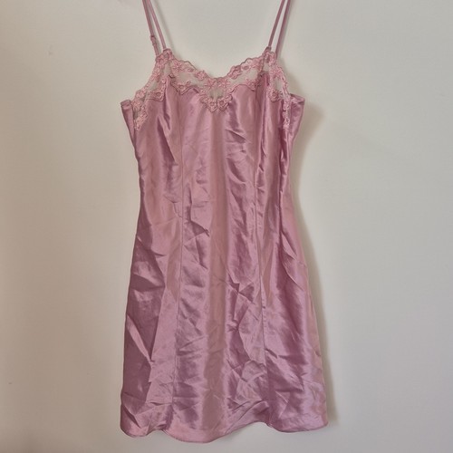 Vintage pink lace - , slip