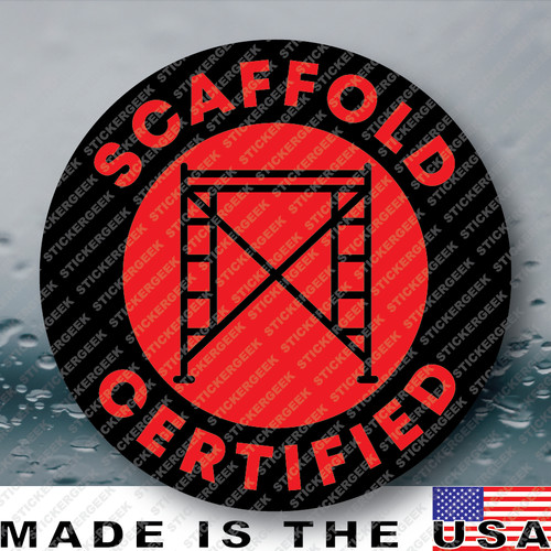 Scaffold certified funny blue - certified,