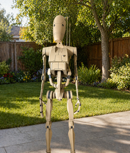 Life size battle - life, droid