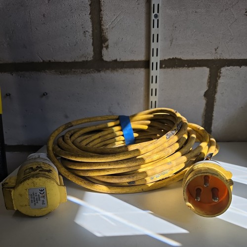 Extension lead yellow 0mm - yellow, 6.0mm²
