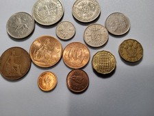  GB, Various old coins no longer in circulation.  #L1