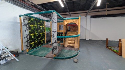 Large indoor soft - indoor, frame