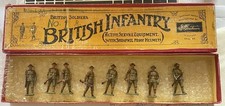 W. Britain WWI Lead Soldiers British Infantry Set with Original Box