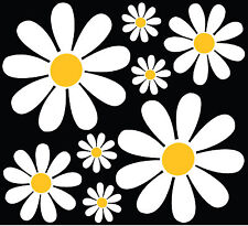 Daisy Flower Set - car sticker decal graphics camper retro art VW easy apply diy