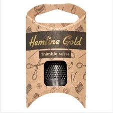 Hemline Gold Thimble Size M